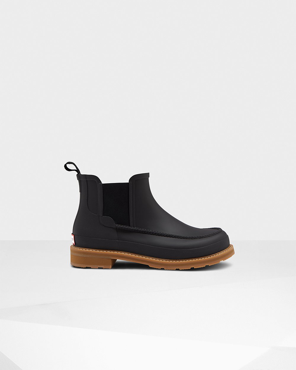 Chelsea Boots Heren - Hunter Original Moc Toe - Zwart - 05ADYFVUB